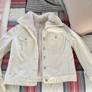 Lou & Grey Beige Sherpa Jacket